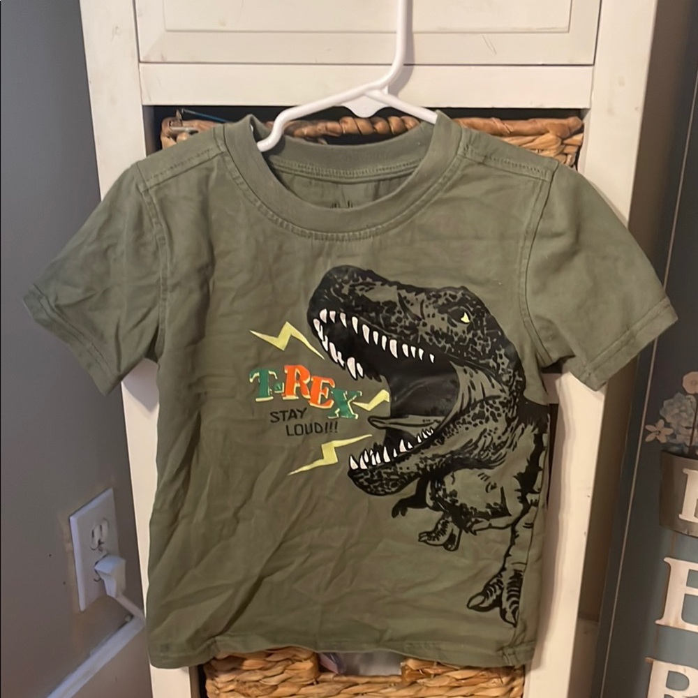 Kids Headquarters Green Dinosaur Graphic Tee